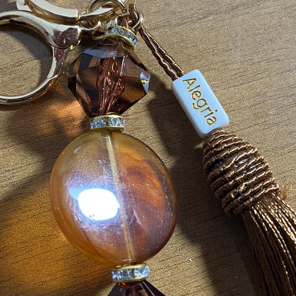 CHAVEIRO DE PEDRARIAS NOSSA SENHORA DAS GRAÇAS COM STRASS (1 UNIDADE)