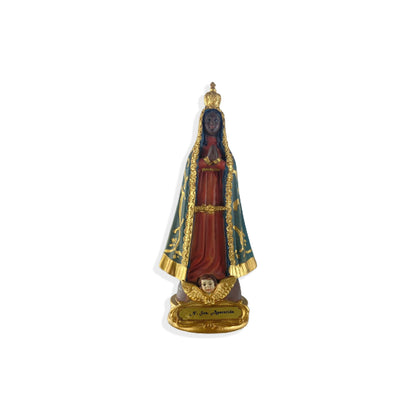 IMAGEM DE RESINA IMPORTADA NOSSA SENHORA APARECIDA 16CM (1 UNIDADE)