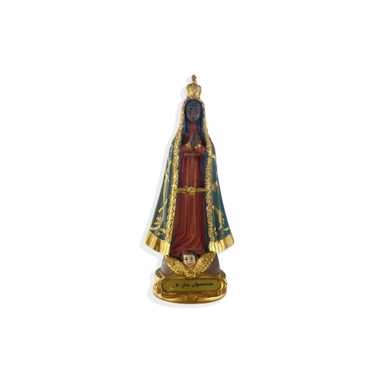 IMAGEM DE RESINA IMPORTADA NOSSA SENHORA APARECIDA 16CM (1 UNIDADE)