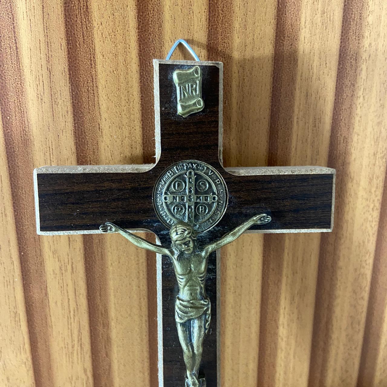 CRUCIFIXO MDF DE PAREDE 15CM (1 UNIDADE)