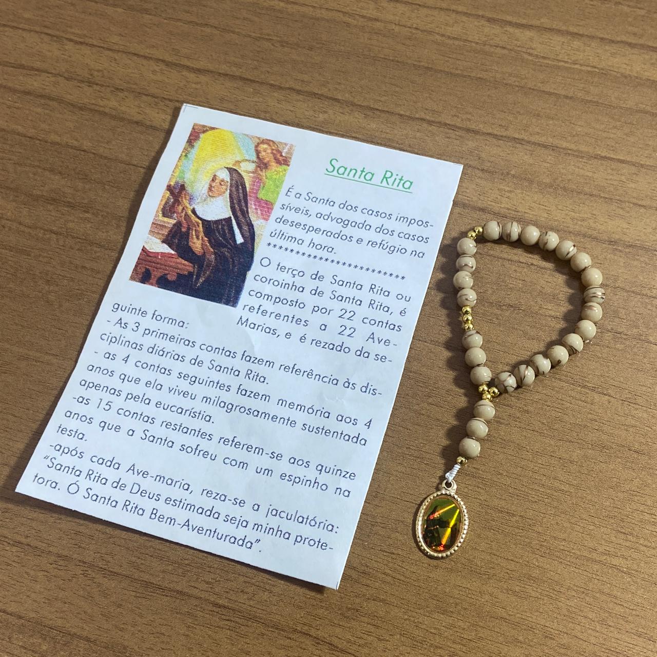 COROA DE SANTA RITA  6MM (3 UNIDADES)