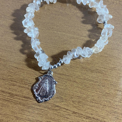 PULSEIRA CRISTAL NOSSA SENHORA APARECIDA  ( 1 UNIDADE)