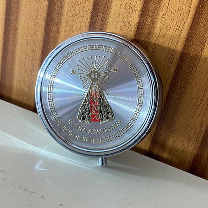 TECA PRATEADA NOSSA SENHORA APARECIDA (1 UNIDADE)
