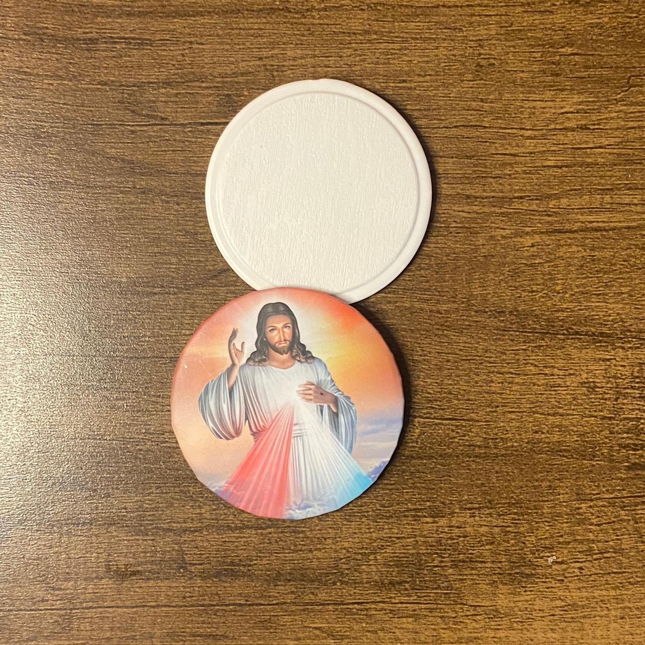 ESPELHO DE BOLSA JESUS MISERICORDIOSO ( 3 UNIDADES )