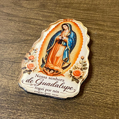 IMÃ DE ACRÍLICO NOSSA SENHORA DE GUADALUPE (1 UNIDADE)