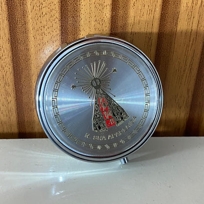 TECA PRATEADA NOSSA SENHORA APARECIDA (1 UNIDADE)