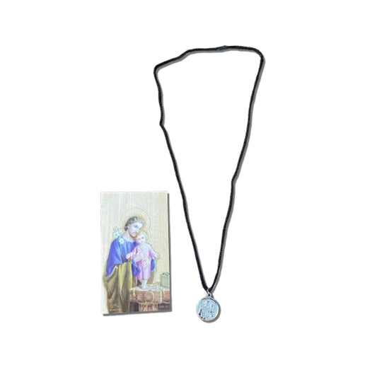 CORDÃO COM MEDALHA ITALIANA SÃO JOSÉ (1 UNIDADES)