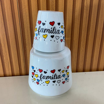 MORINGA DE PORCELANA FAMÍLIA 650ML (1 UNIDADE)