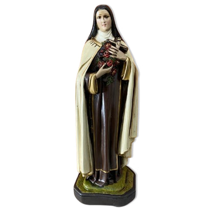 IMAGEM DE GESSO SANTA TERESINHA 40CM (1 UNIDADE)