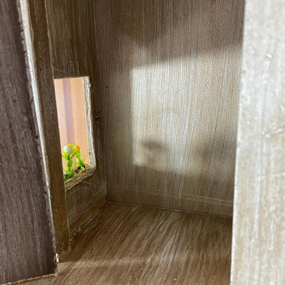 ORATÓRIO MDF COM PORTA PARA IMAGEM DE 20CM (1 UNIDADE)
