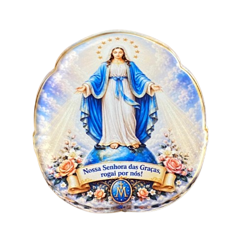 IMÃ DE ACRÍLICO NOSSA SENHORA DAS GRAÇAS (1 UNIDADE)