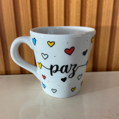XÍCARA BRANCA PAZ (1 UNIDADE)
