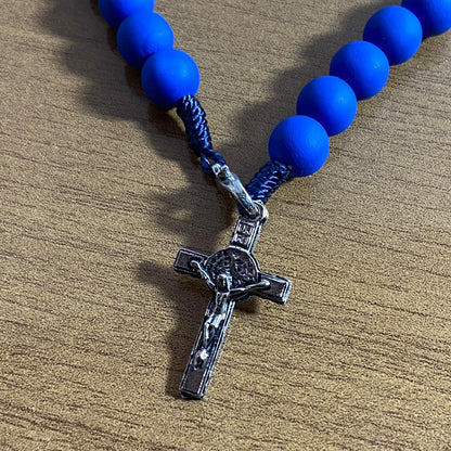 PULSEIRA AZUL MEDALHA SÃO BENTO  (6 UNIDADES)