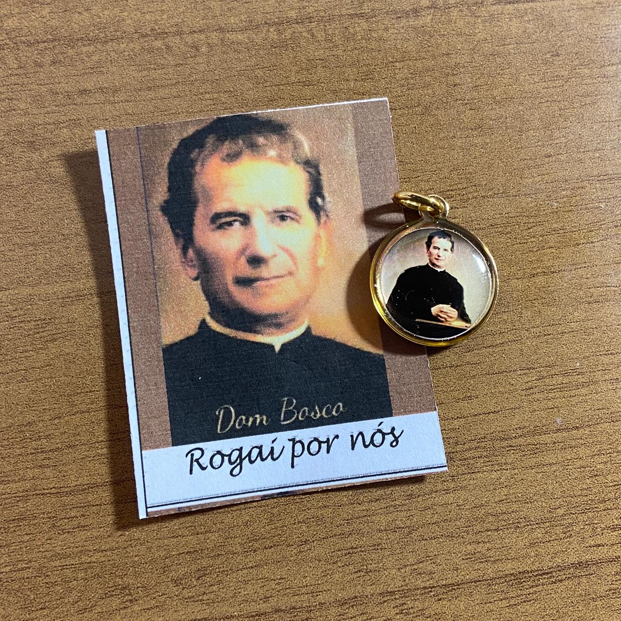 MEDALHA DUPLA FACE DOM BOSCO (12 UNIDADES)