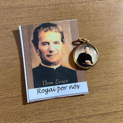 MEDALHA DUPLA FACE DOM BOSCO (12 UNIDADES)