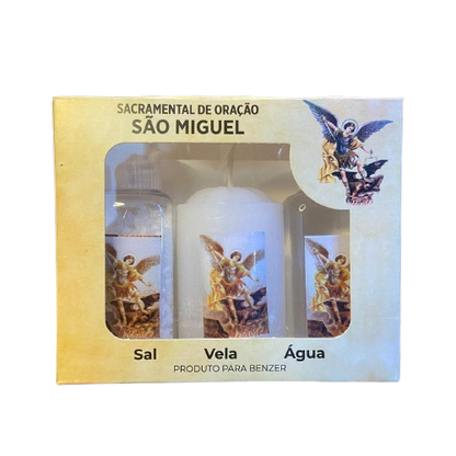 KIT SACRAMENTAL DE ORAÇÃO DE SÃO MIGUEL (1 UNIDADE)