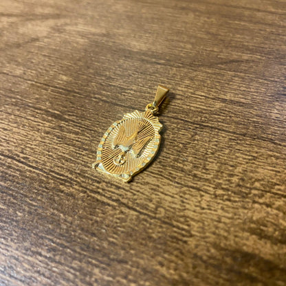 PINGENTE DOURADO DIVINO ESPÍRITO SANTO (6 UNIDADES)
