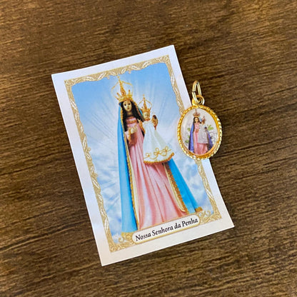 MEDALHA ALUMINIO NOSSA SENHORA DA PENHA (36 UNIDADES)