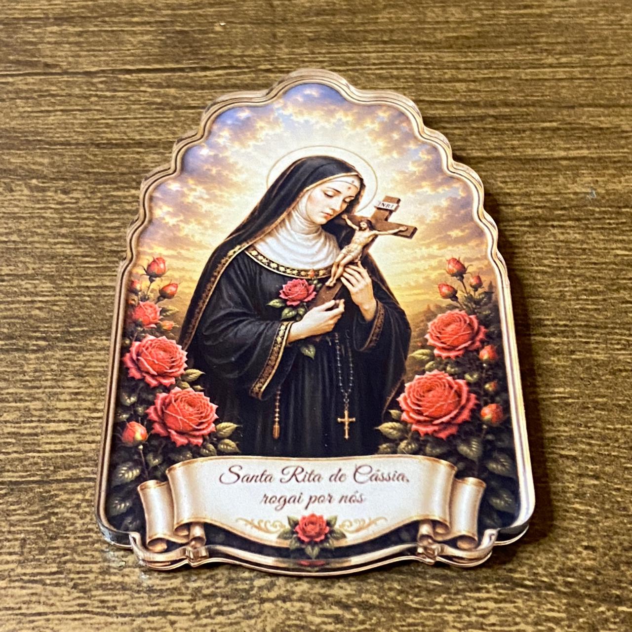IMÃ DE ACRÍLICO SANTA RITA (1 UNIDADE)