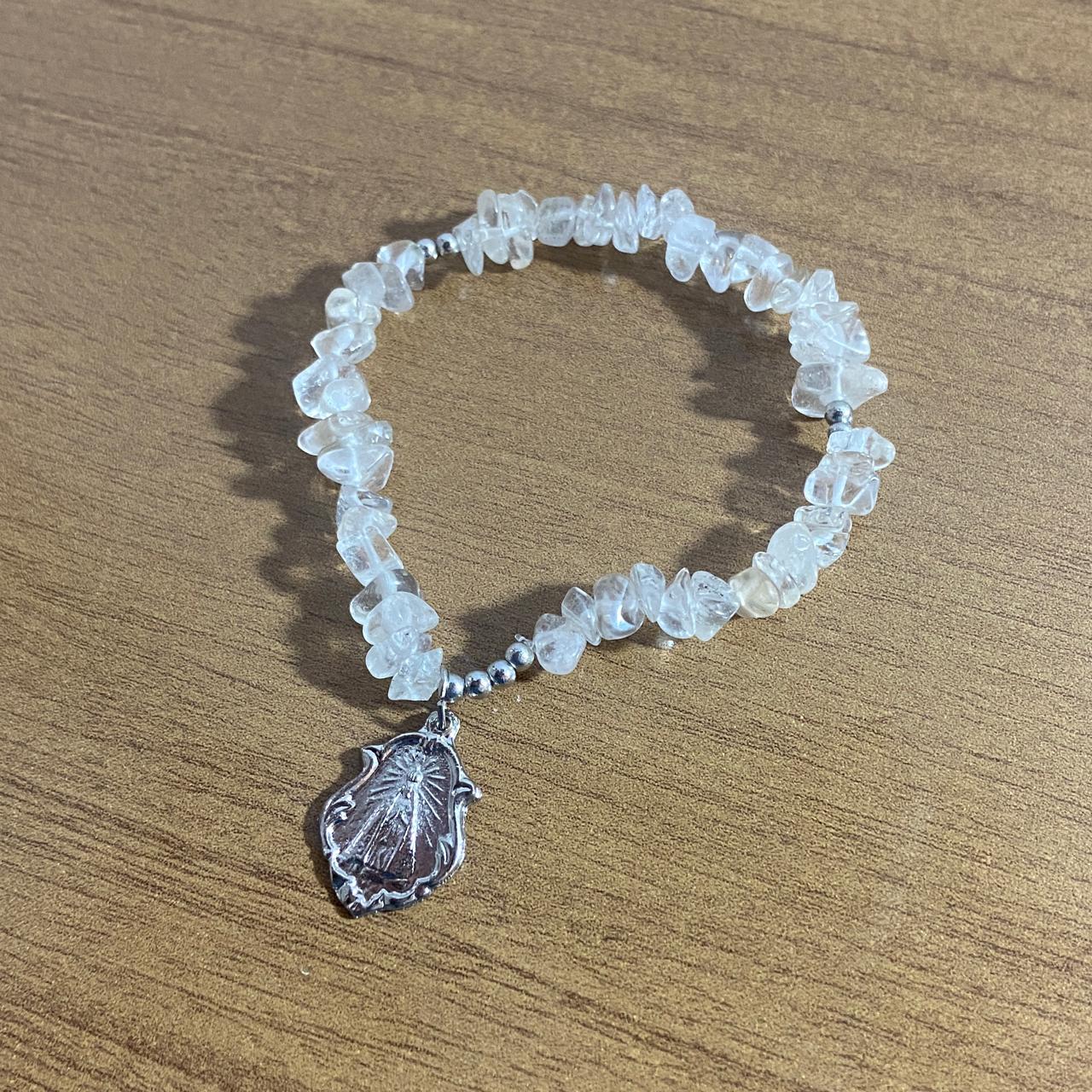 PULSEIRA CRISTAL NOSSA SENHORA APARECIDA  ( 1 UNIDADE)