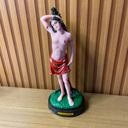 IMAGEM DE RESINA NACIONAL SÃO SEBASTIÃO 20CM (1 UNIDADE)