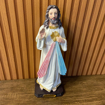 IMAGEM DE RESINA IMPORTADA JESUS MISERICORDIOSO 30CM (1 UNIDADE)