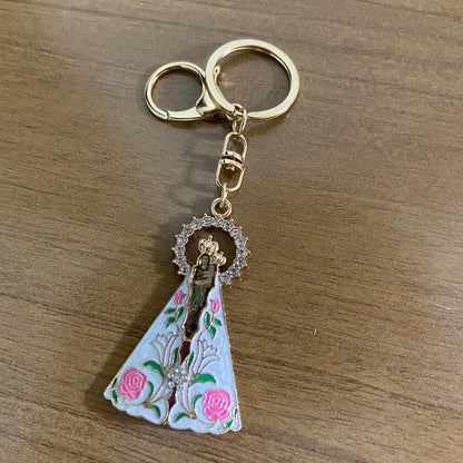 CHAVEIRO LUXO COM MOSQUETE NOSSA SENHORA DE NAZARÉ  (6 UNIDADES)