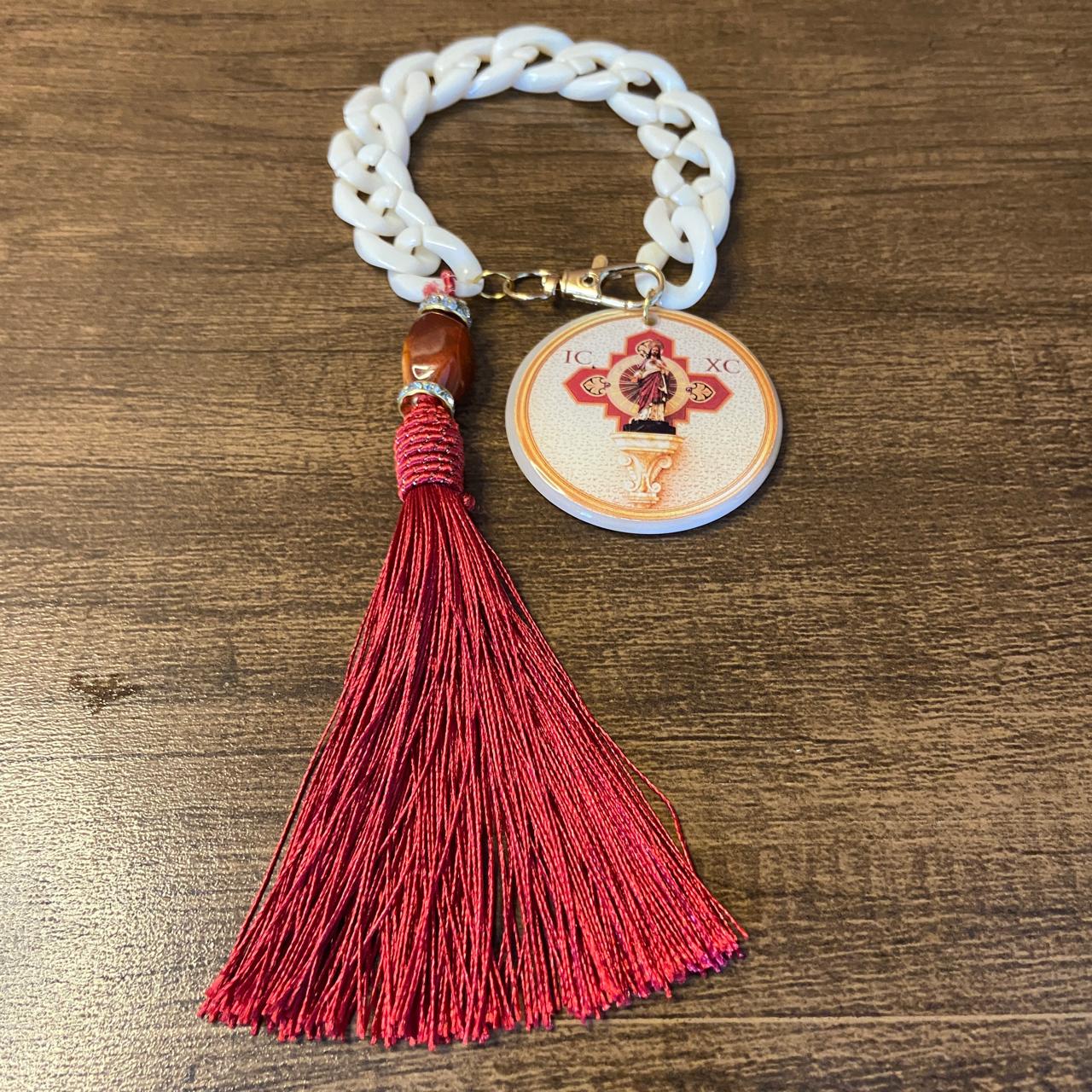 ELO DA CONSAGRAÇÃO  MEDALHÃO RESINADO SAGRADO CORAÇÃO DE JESUS (1 UNIDADE)