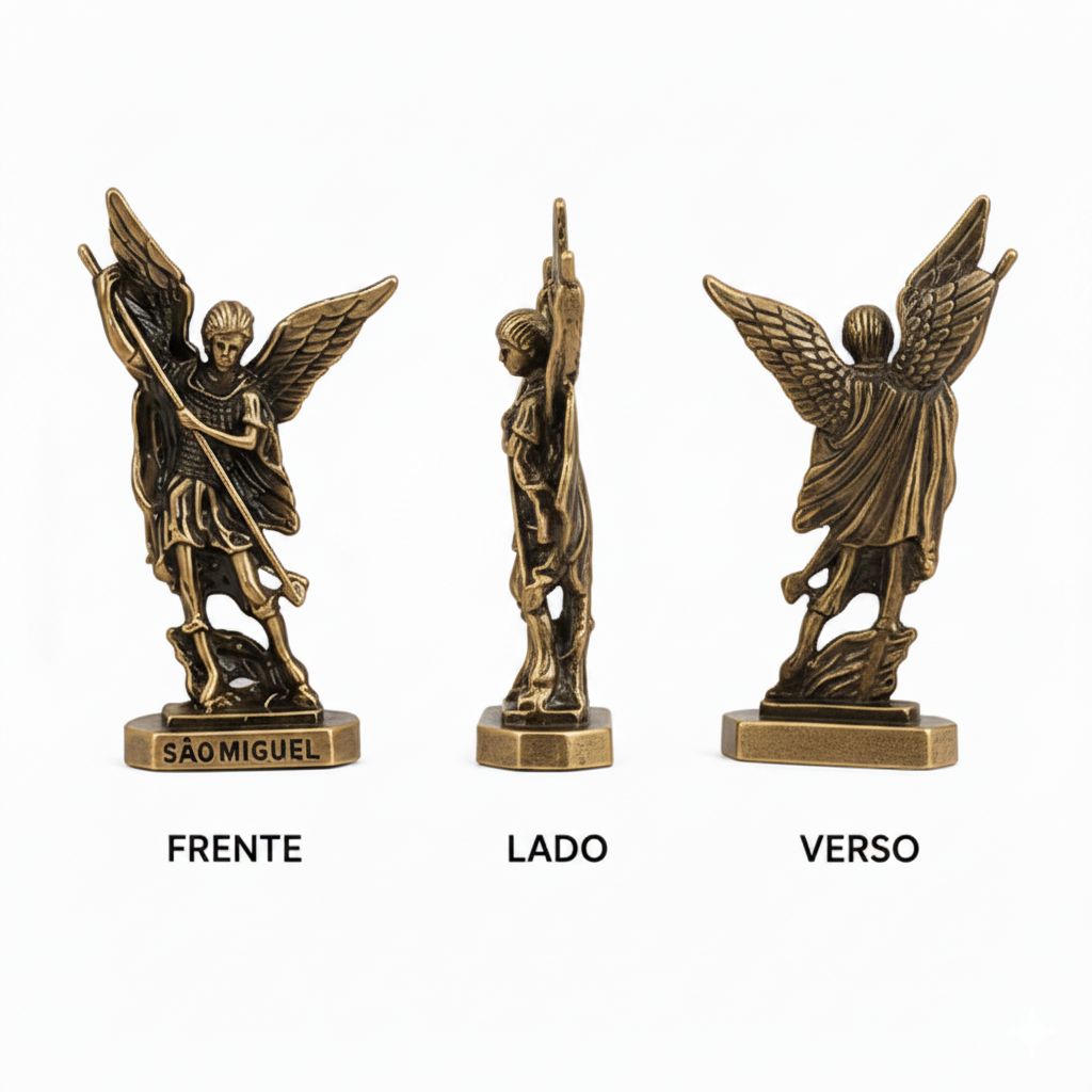 IMAGEM PARA CARRO OURO VELHO SÃO MIGUEL ARCANJO 7,5CM (6 UNIDADES)
