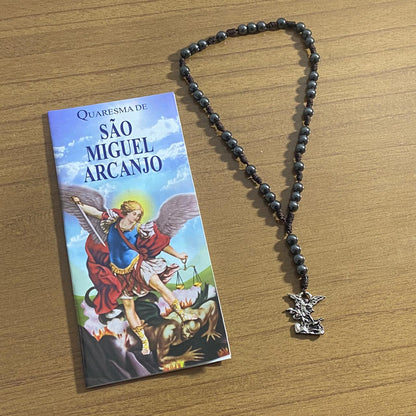 ROSÁRIO DE HEMATITA SÃO MIGUEL ARCANJO 06MM (1 UNIDADE)