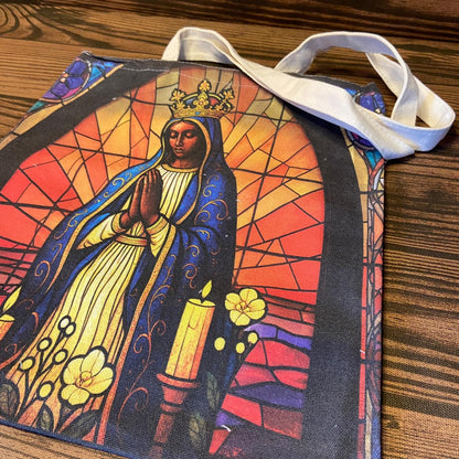 SACOLA DE COMPRAS NOSSA SENHORA APARECIDA 39x34,5CM  - MOD3 (1 UNIDADE)