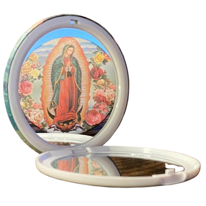 ESPELHO DE BOLSA NOSSA SENHORA DE GUADALUPE ( 3 UNIDADES )