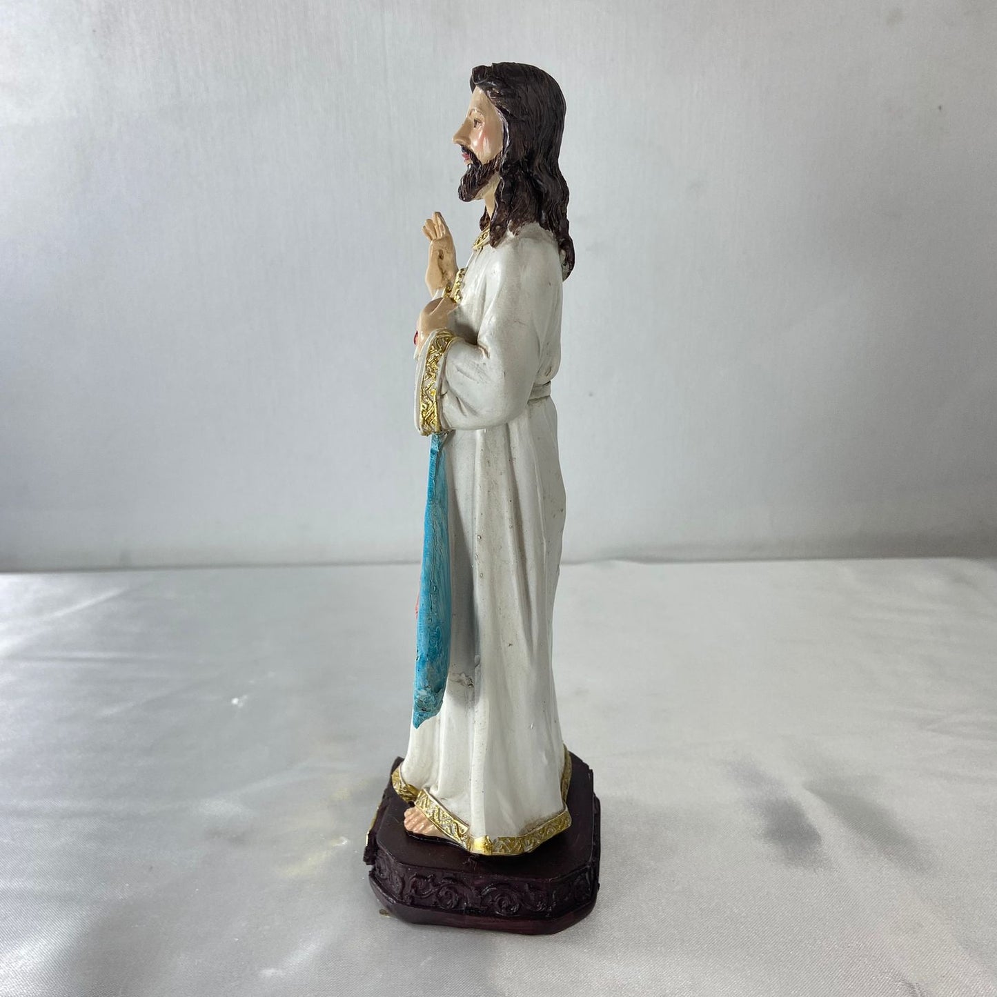 IMAGEM DE RESINA IMPORTADA JESUS MISERICORDIOSO 21CM (1 UNIDADE)