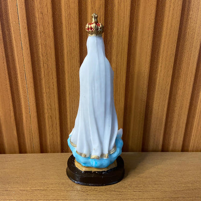 IMAGEM DE RESINA NACIONAL NOSSA SENHORA DE FÁTIMA 14,5CM (1 UNIDADE)