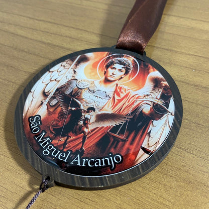 ADORNO ÚNICO REDONDO SÃO MIGUEL ARCANJO (1 UNIDADE)