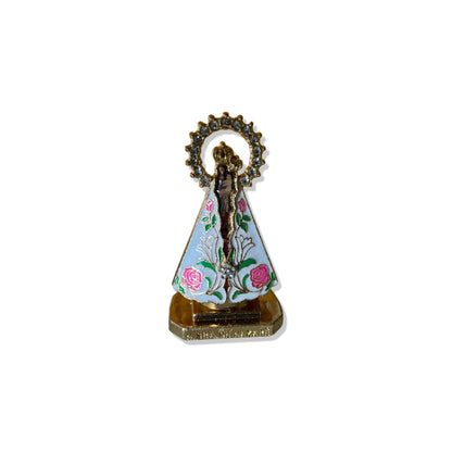 IMAGEM DE NOSSA SENHORA DE NAZARÉ PARA CARRO COM STRASS  (12 UNIDADES)