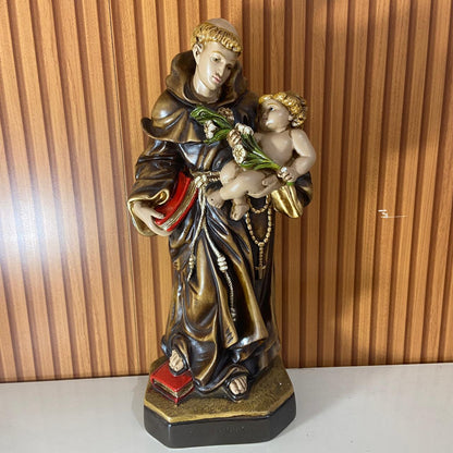 IMAGEM DE GESSO SANTO ANTÔNIO 43CM (1 UNIDADE)