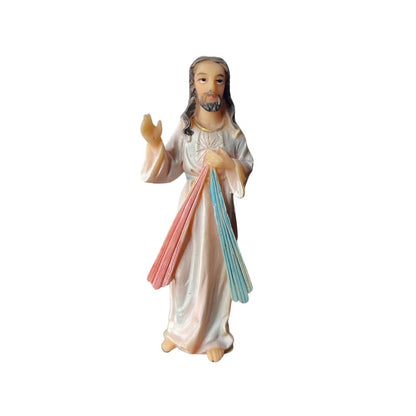 IMAGEM DE RESINA IMPORTADA JESUS MISERICORDIOSO 08CM (1 UNIDADE)