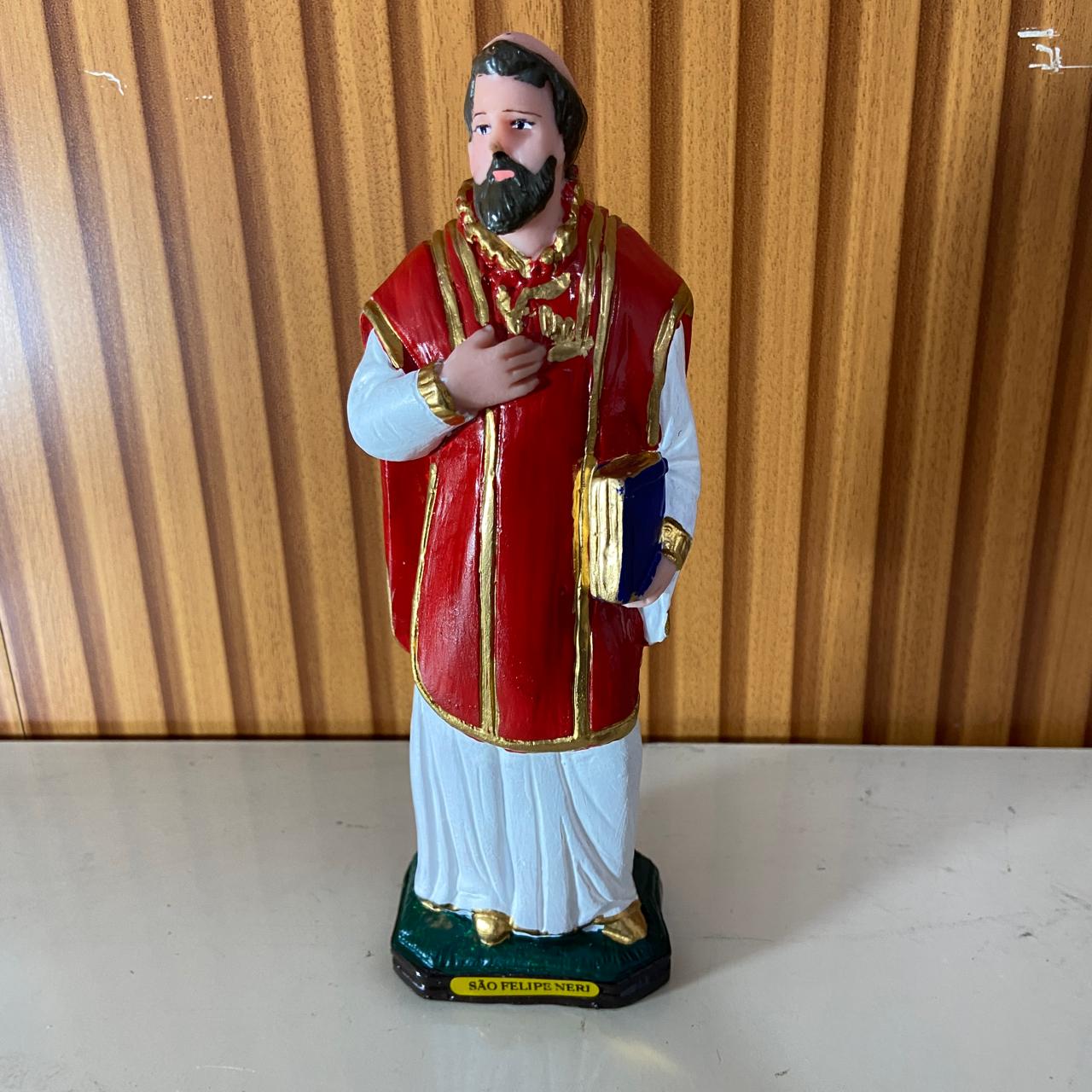 IMAGEM DE RESINA NACIONAL SÃO FELIPE NERI 21CM (1 UNIDADE)