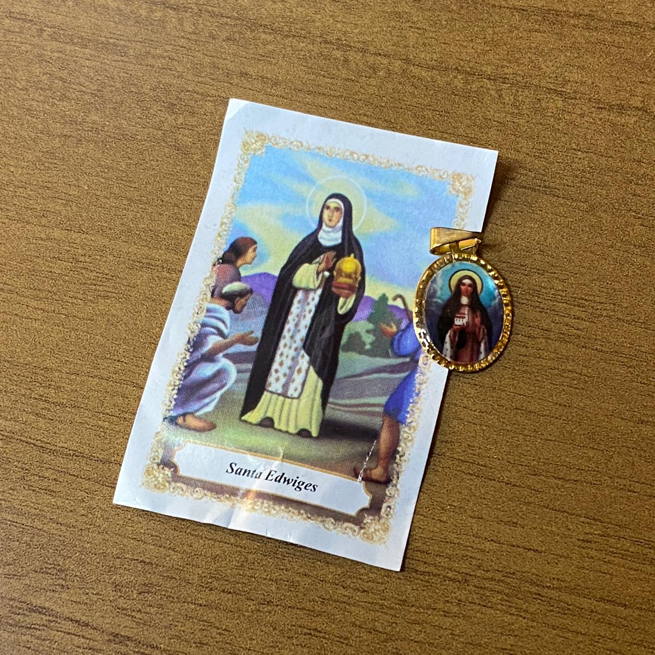 MEDALHA ALUMINIO SANTA EDWIGES (36 UNIDADES)