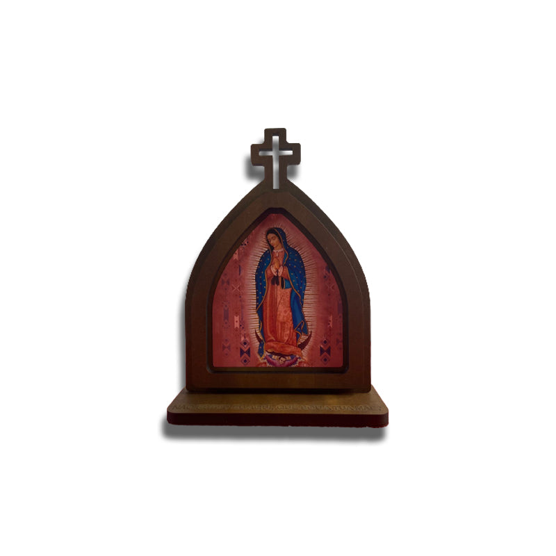 CAPELA MDF NOSSA SENHORA DE GUADALUPE 19CM (1 UNIDADE)
