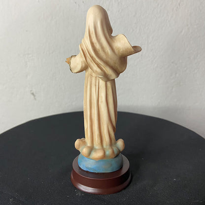 IMAGEM DE RESINA IMPORTADA RAINHA DA PAZ 15CM (1 UNIDADE)