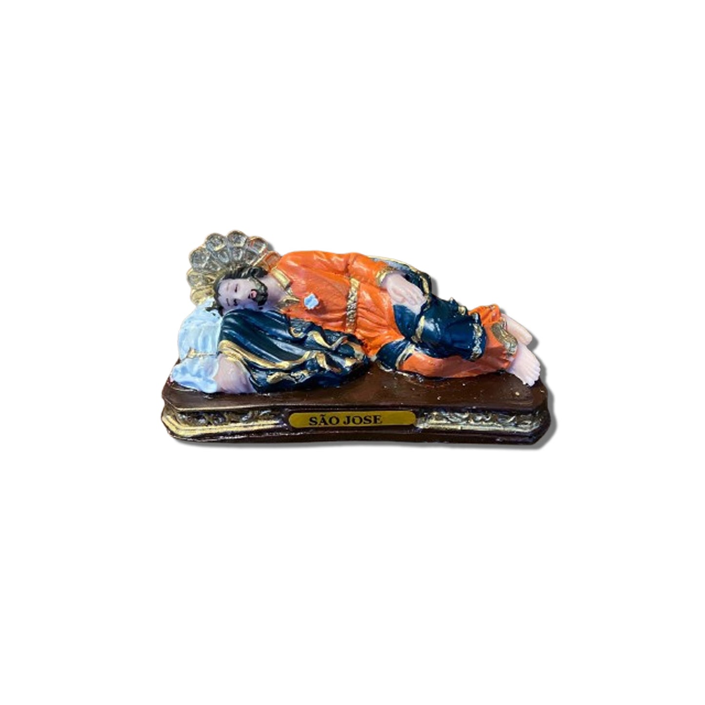 IMAGEM DE RESINA NACIONAL SÃO JOSÉ DORMINDO 12CM (1 UNIDADE)