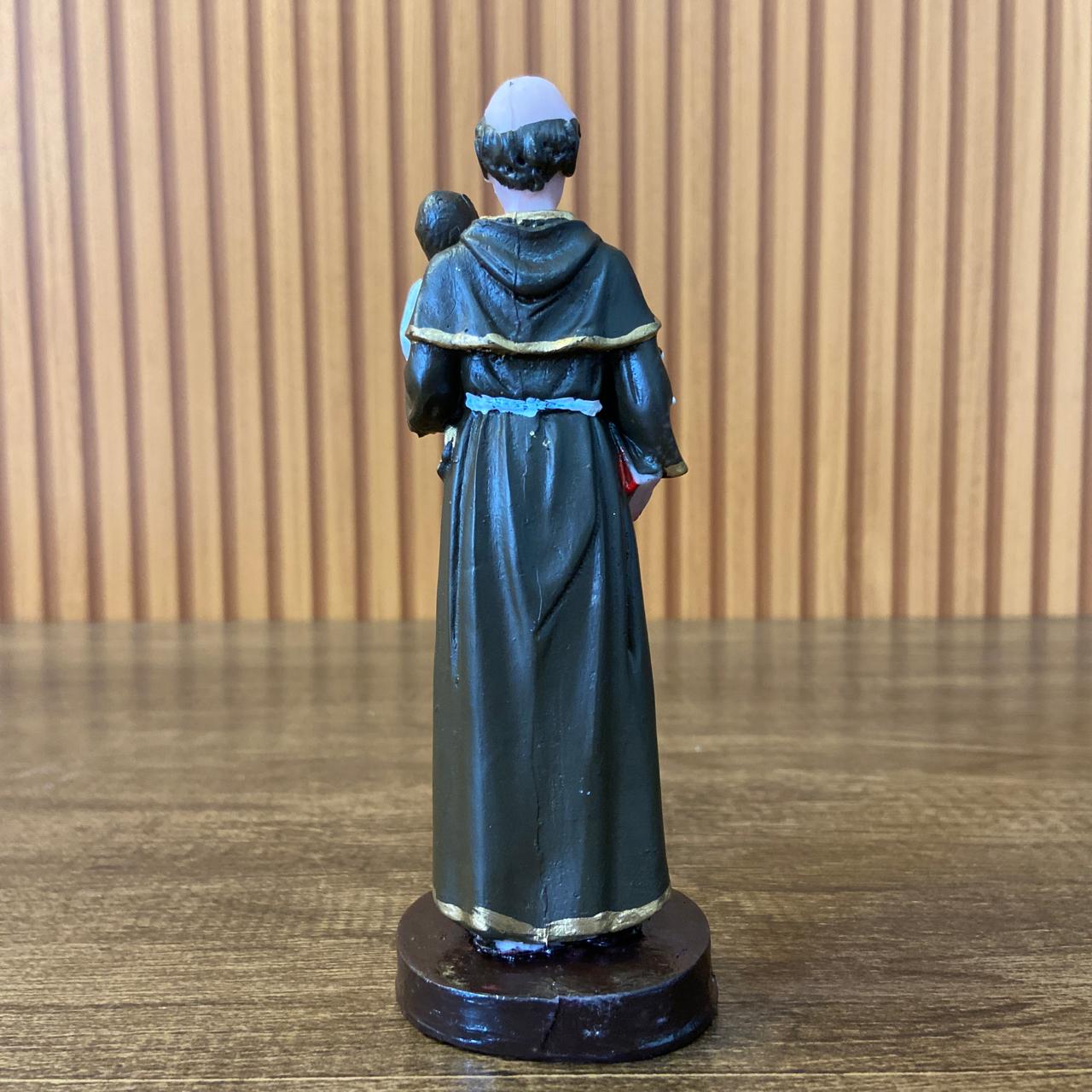 IMAGEM DE RESINA NACIONAL SANTO ANTÔNIO 14,5CM (1 UNIDADE)