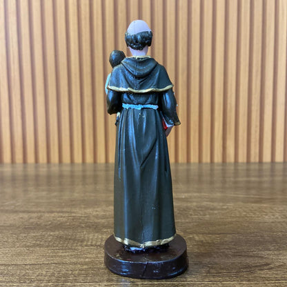 IMAGEM DE RESINA NACIONAL SANTO ANTÔNIO 14,5CM (1 UNIDADE)