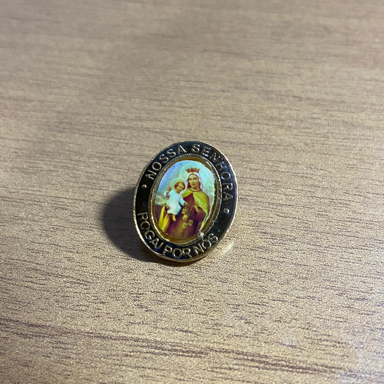 BOTOM RESINADO NOSSA SENHORA DO CARMO MOD2 (6 UNIDADES)