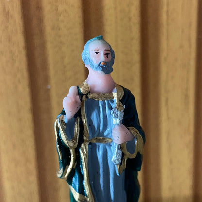 IMAGEM DE RESINA NACIONAL SÃO PEDRO 07CM (6 UNIDADES)