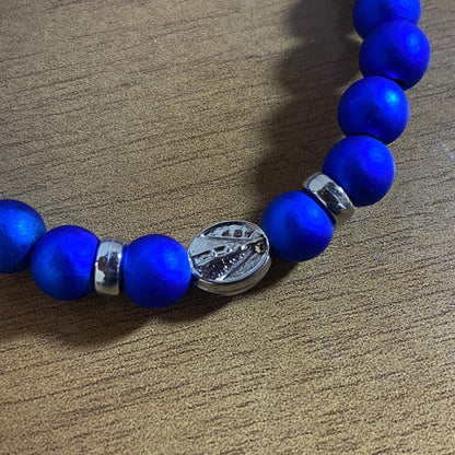 PULSEIRA AZUL NOSSA SENHORA APARECIDA (6 UNIDADES)