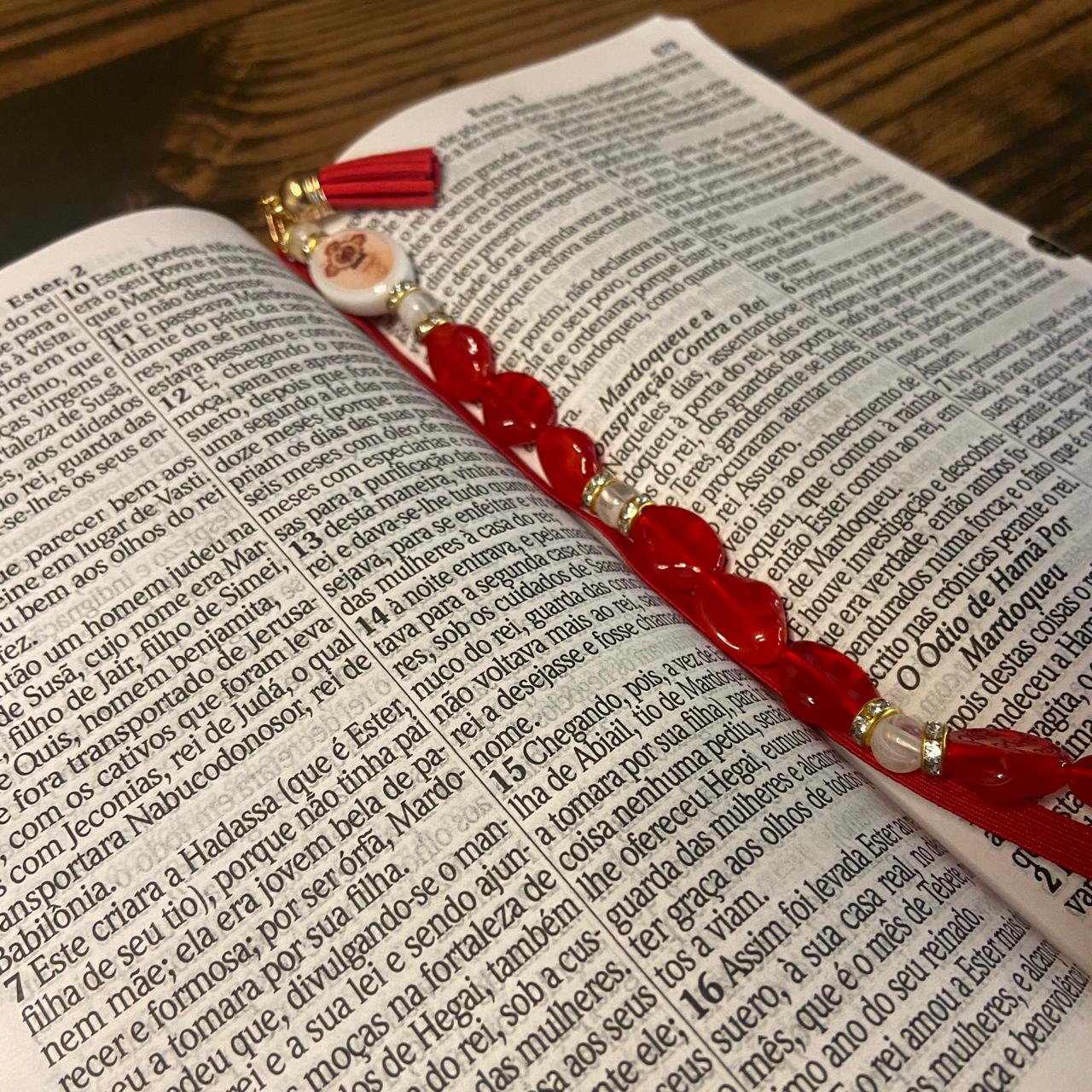 MARCADOR DE PÁGINA DE PEDRARIAS SAGRADO CORAÇÃO DE JESUS (3 UNIDADES)