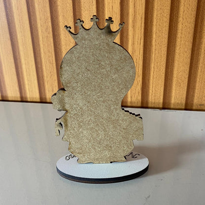 IMAGEM MDF INFANTIL NOSSA SENHORA DO CARMO COM ACRÍLICO 12,5CM (1 UNIDADE)